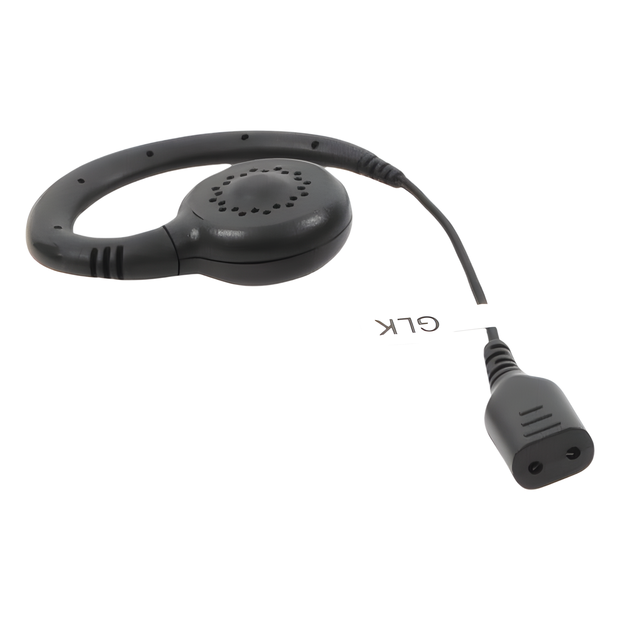 Auricular de Gancho / Altavoz Giratorio 360° / Cable de Fibra Trenzada / Conector SNAP / Compatible con Micrófono de Solapa Serie SNAP